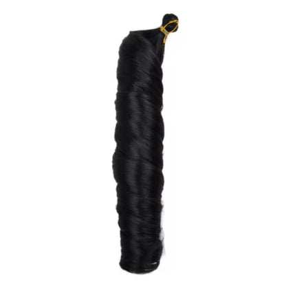 French Curls Wavy Crochet Braid #T33 - Ombre: Dark Brown / Brown