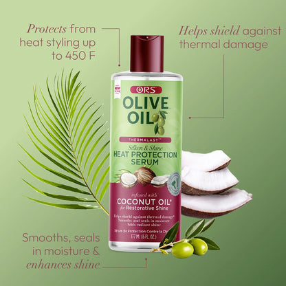 ORS Olive Oil Heat Protection Serum Coconut Oil 177ml (6oz)