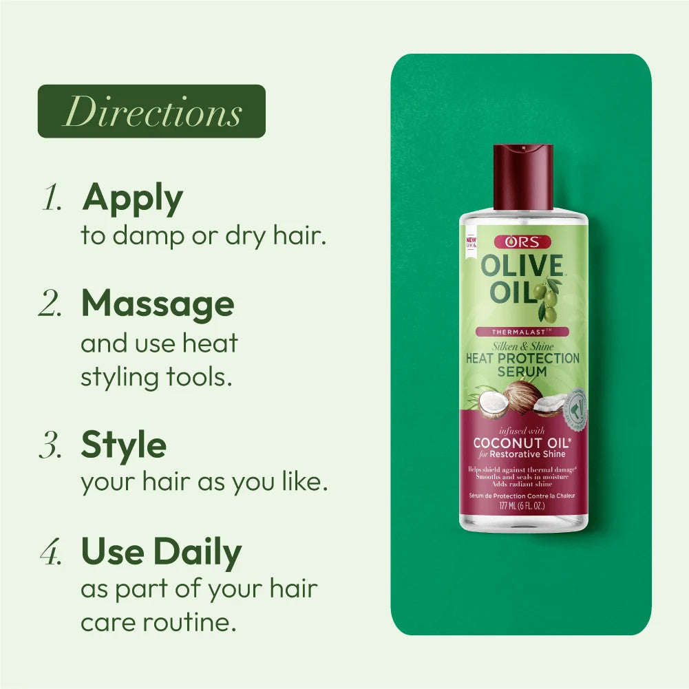 ORS Olive Oil Heat Protection Serum Coconut Oil 177ml (6oz)