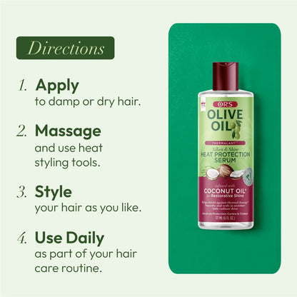 ORS Olive Oil Heat Protection Serum Coconut Oil 177ml (6oz)