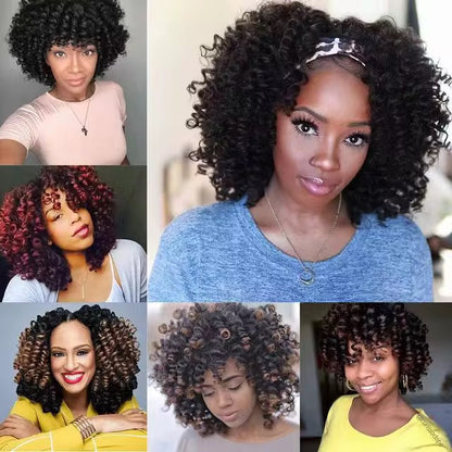 Wand Bouncy Curls Crochet Braids #1B - Black