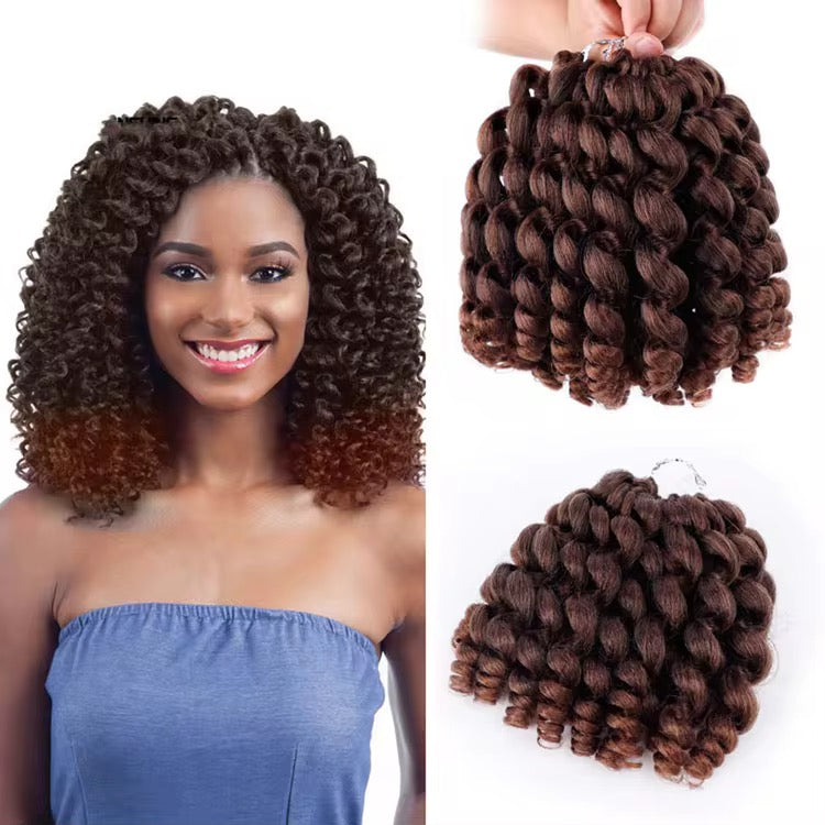 Wand Bouncy Curls Crochet Braids #1B - Black
