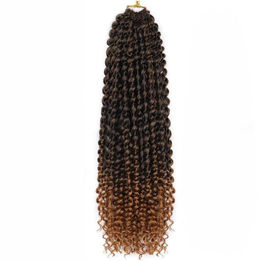 Passion Twist Water Wave Crochet Hair #1B/27 - Ombre: Black / Blonde