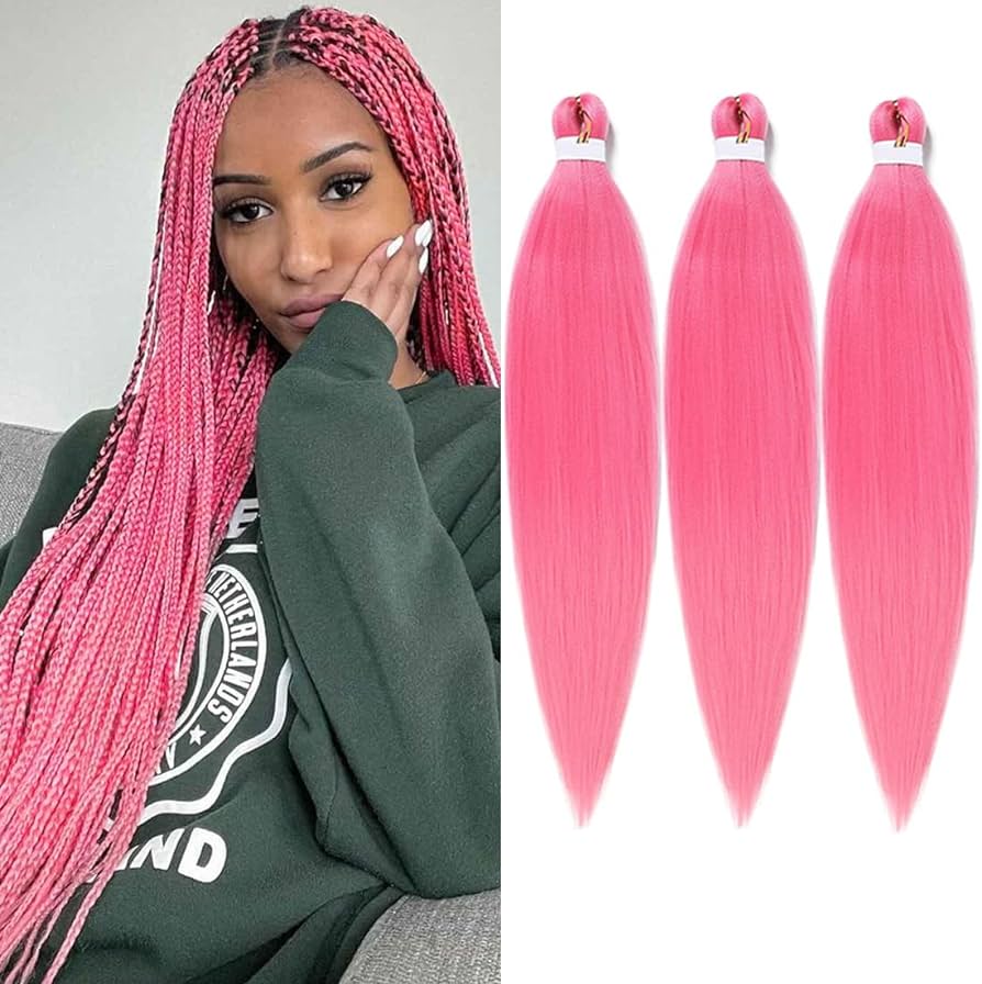 Braiding hair extensions - Best Hair - Pink