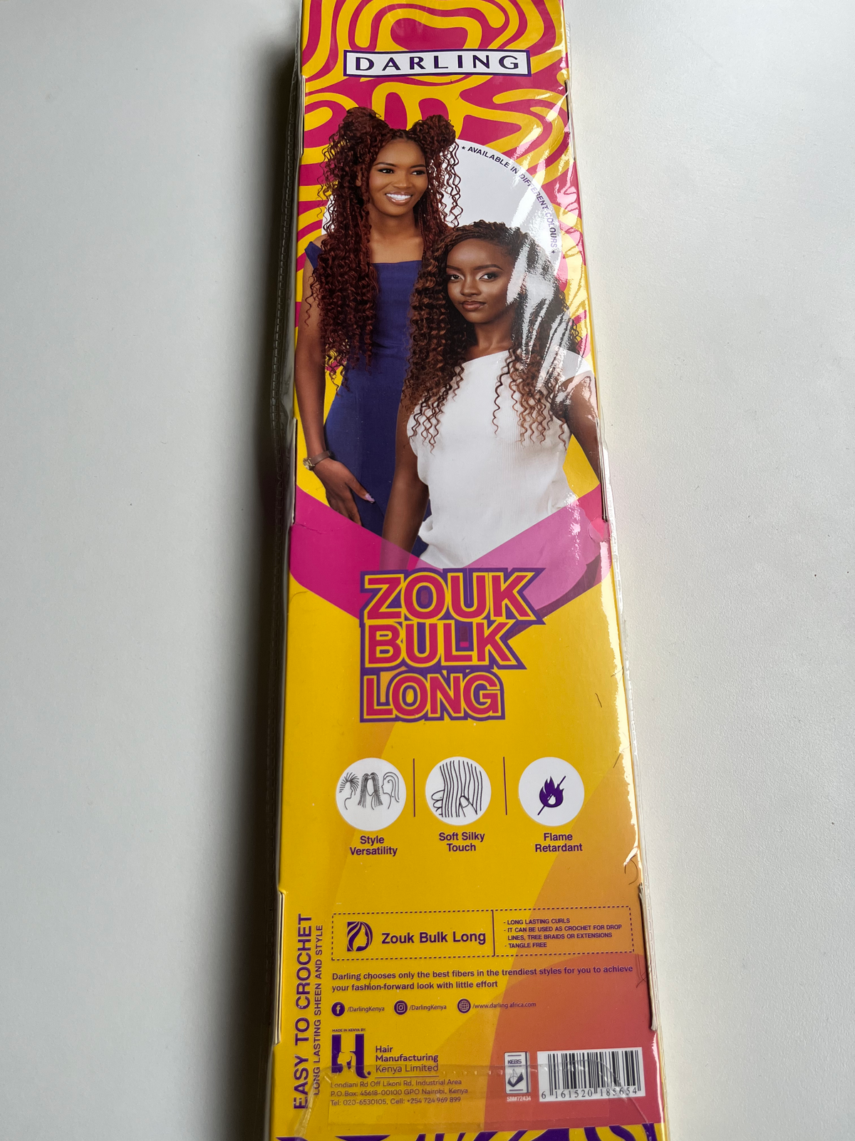 Deep Boho Curls Darling Zouk Bulk Long Braiding Hair #1B - Black