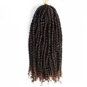 Passion Twist Water Wave Crochet Hair #1B/33 - Ombre: Black / Dark Brown