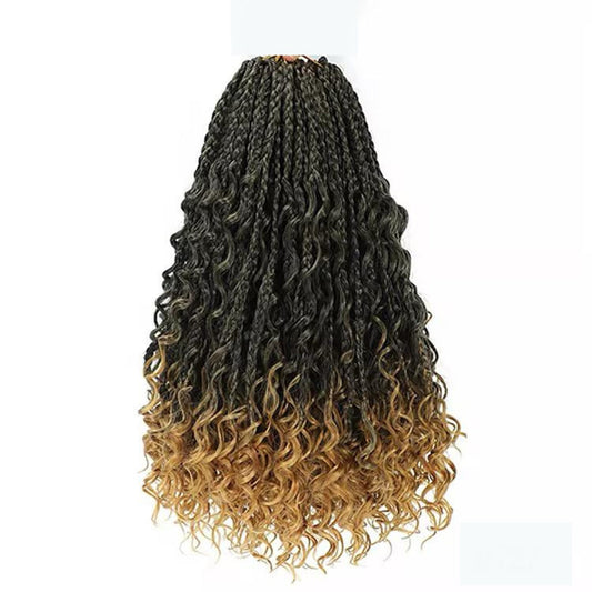 Bohemian / Goddess Crochet Braids #1B/27 - Ombre: Black / Blonde
