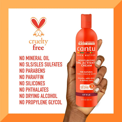 Cantu Moisturising Curl Activator Cream 355ml (12oz)