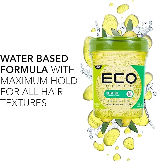 Eco Style Professional Styling Gel Olive Oil 473ml (16oz)