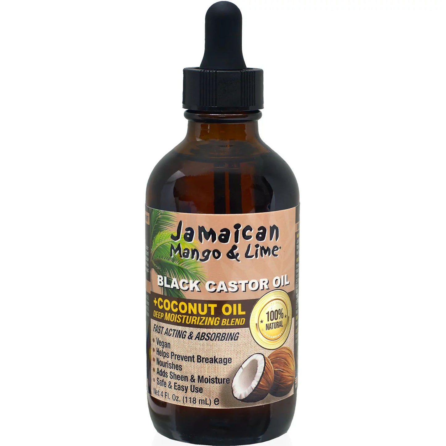 Jamaican Mango & Lime Black Castor Oil & Coconut Oil 118ml (4oz)