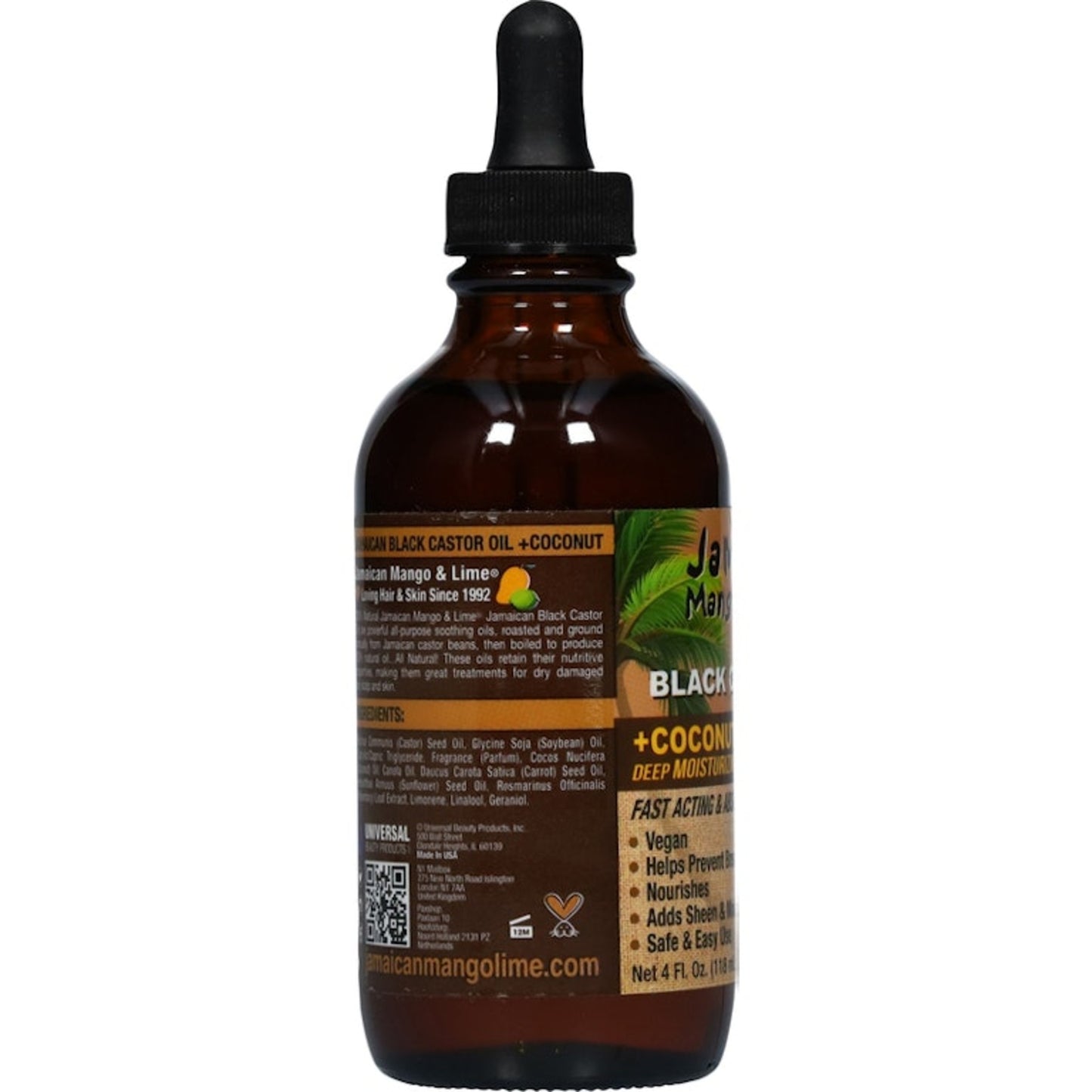 Jamaican Mango & Lime Black Castor Oil & Coconut Oil 118ml (4oz)