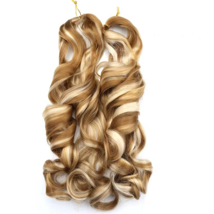 French Curls Wavy Crochet Braid #P27/613 - Blonde / Light Blonde