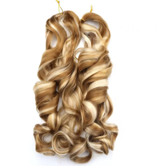 French Curls Wavy Crochet Braid #P27/613 - Blonde / Light Blonde