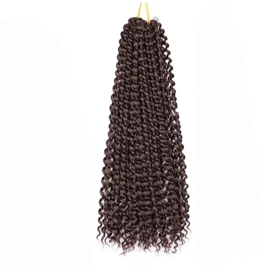 Passion Twist Water Wave Crochet Hair #33 - Dark Brown