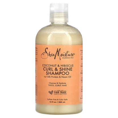 Shea Moisture Curl & Shine Shampoo Coconut & Hibiscus 384ml (13oz)
