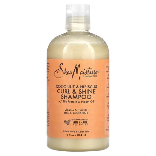 Shea Moisture Curl & Shine Shampoo Coconut & Hibiscus 384ml (13oz)