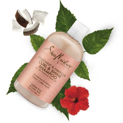 Shea Moisture Curl & Shine Shampoo Coconut & Hibiscus 384ml (13oz)