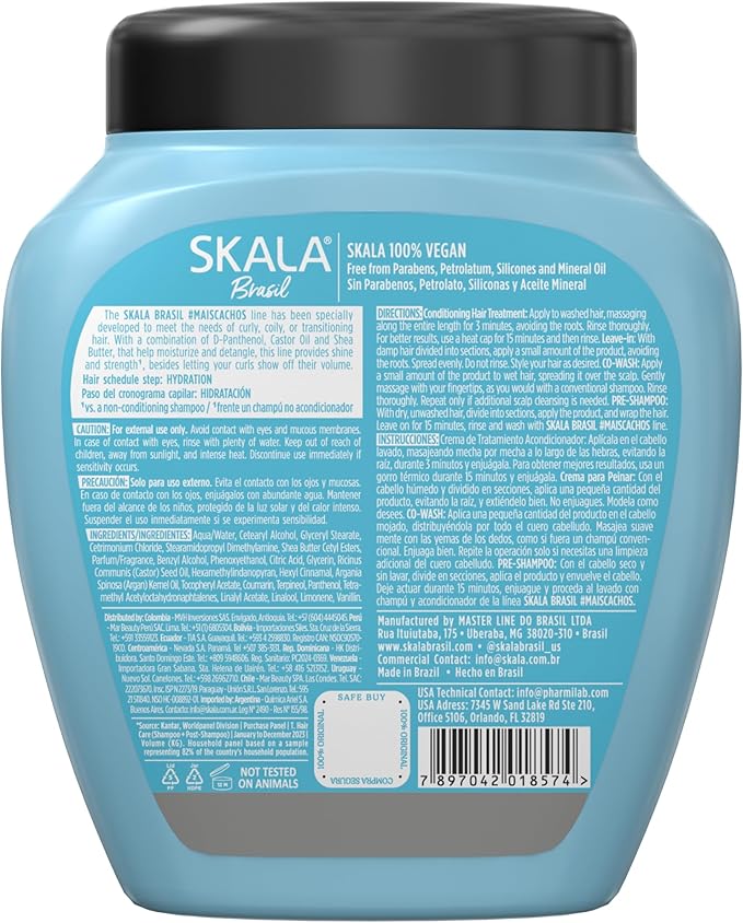 Skala Perfect Curls Mais Cachos 2 in 1 Treatment Cream & Leave-in 1kg (35.2oz)