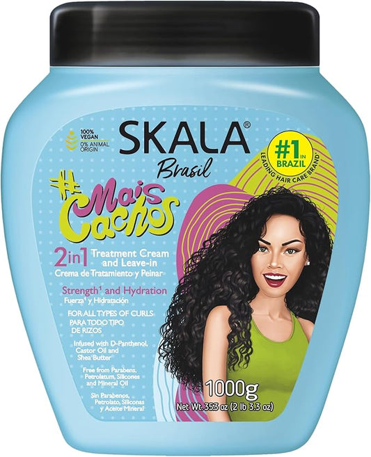 Skala Perfect Curls Mais Cachos 2 in 1 Treatment Cream & Leave-in 1kg (35.2oz)