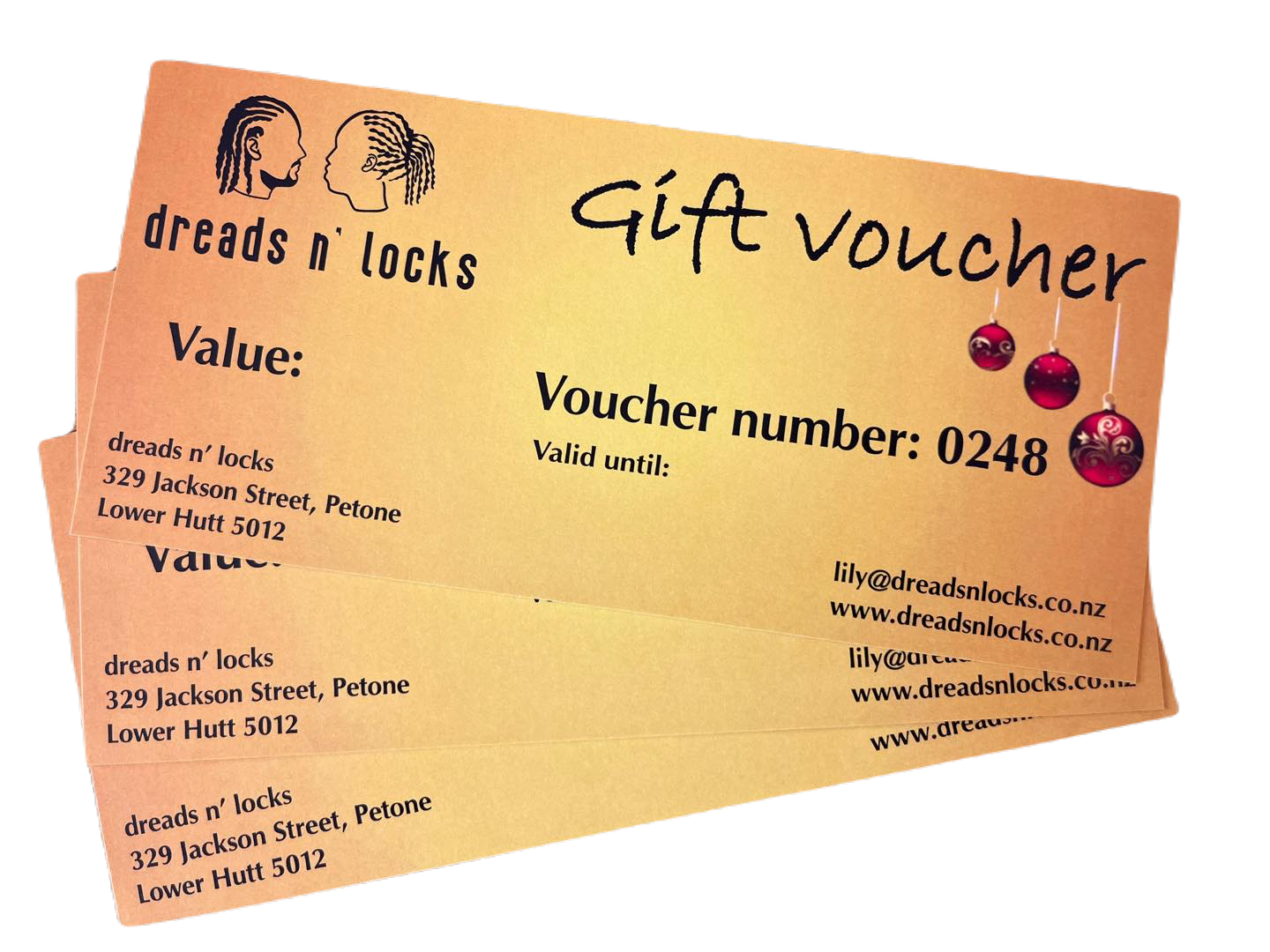 Gift cards / vouchers