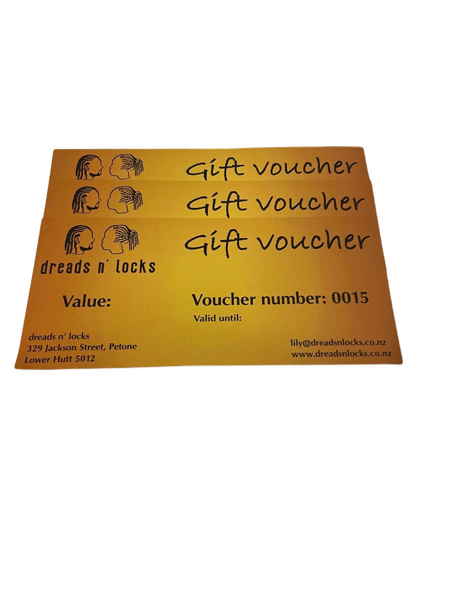 Gift cards / vouchers