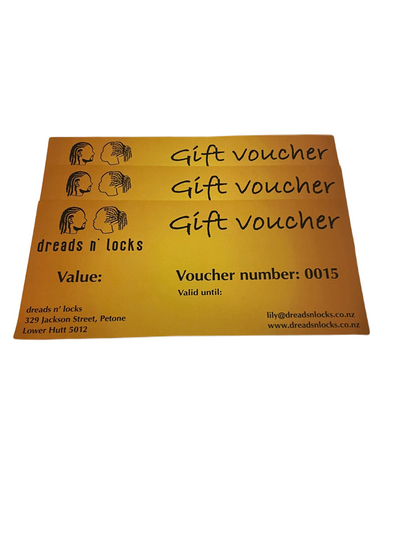 Gift cards / vouchers