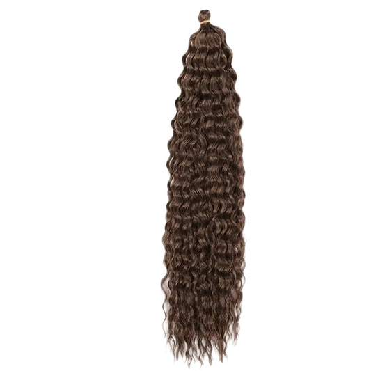 Wavy Goddess Deep Curly Braiding Hair #4 - Dark Brown