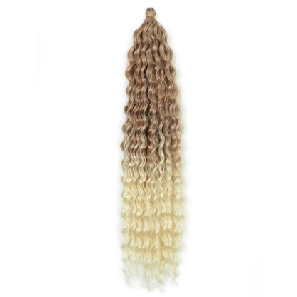 Wavy Goddess Deep Curly Braiding Hair #27/613 - Ombre: Blonde / Light Blonde