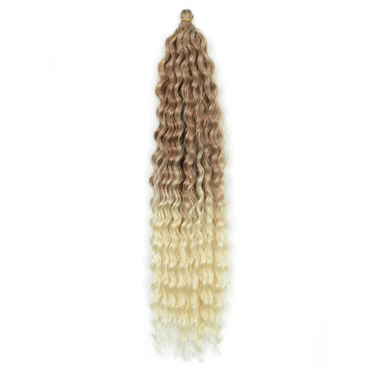 Wavy Goddess Deep Curly Braiding Hair #27/613 - Ombre: Blonde / Light Blonde