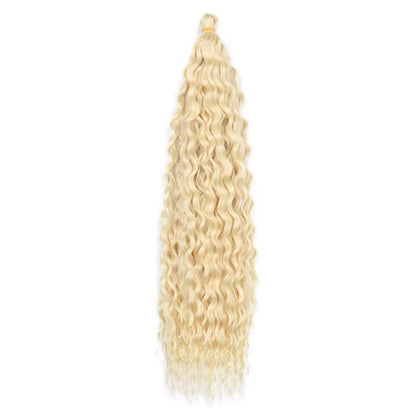 Wavy Goddess Deep Curly Braiding Hair #613 - Light Blonde