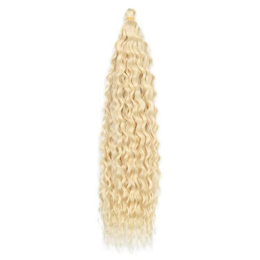 Wavy Goddess Deep Curly Braiding Hair #613 - Light Blonde