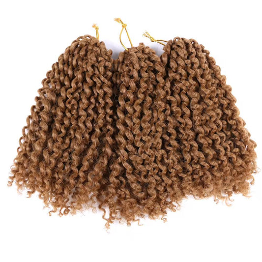 Kinky Curly Marley Bob Crochet Braids #27 - Honeyblonde