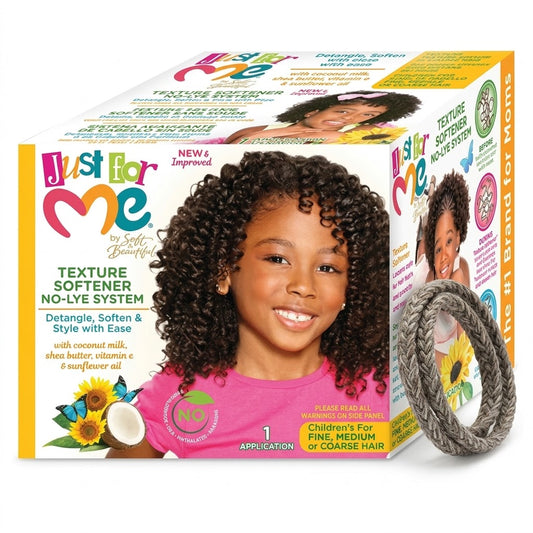 Just For Me Texture Softener System for Fine, Medium or Coarse Hair