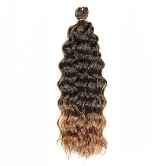 Ocean Wave Crochet Hair #1B/27 - Ombre: Black / Blonde