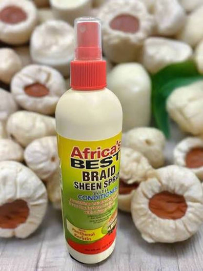 Africa's Best Braid Sheen Spray with Conditioner 355ml (12oz)